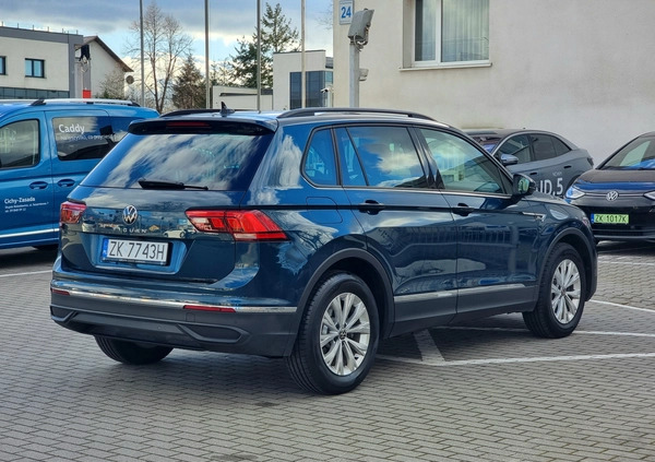 Volkswagen Tiguan cena 124900 przebieg: 21000, rok produkcji 2021 z Koszalin małe 352